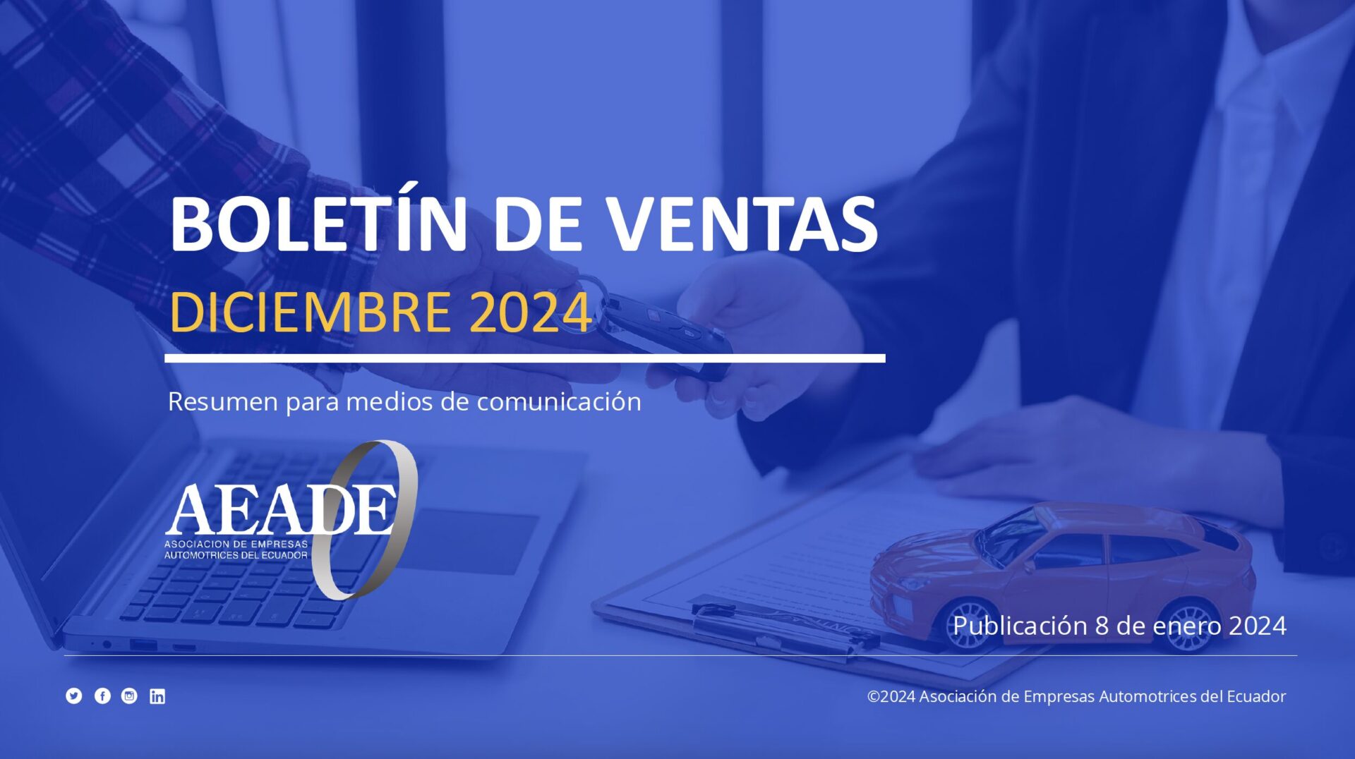 Boletín de ventas para prensa: ventas de vehículos – Enero 2025